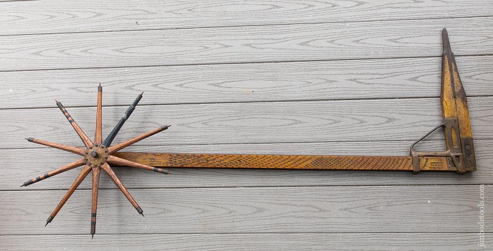 Fine! F.M. GREENLEAF Walking Wheel Log Caliper - 93723