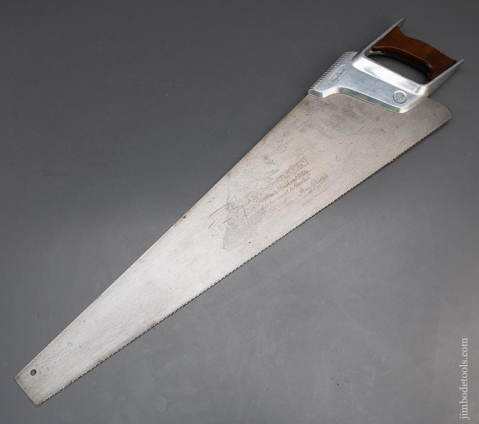 Awesome & Fine! DISSTON No. D-100 Hand Saw - 93743