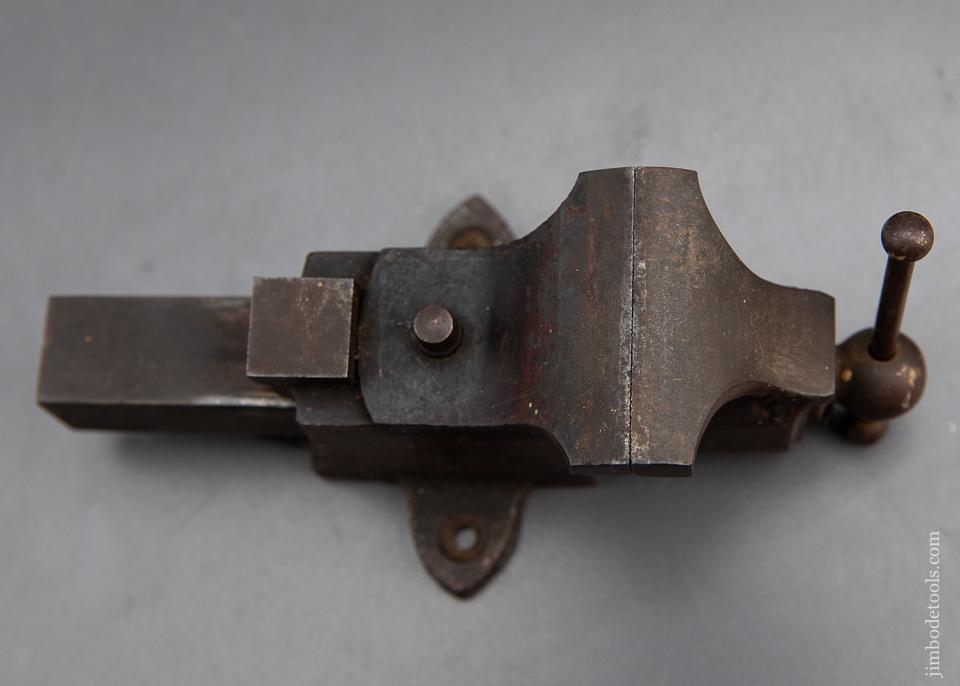 CRISP Miniature PRENTISS HALL & COOK Patent February 6, 1877 Vise in Original Paint - 93752