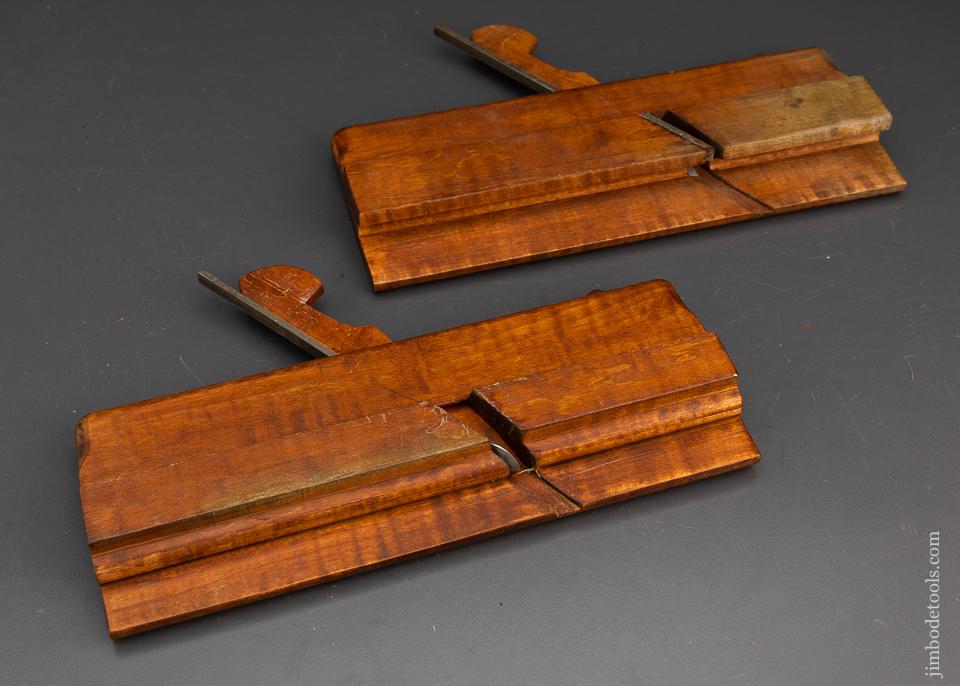 Tiger Maple Set of Drop Leaf Table Joint Molding Planes - 93845