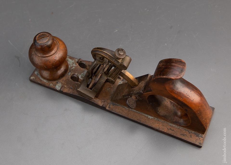 CHARDOILLET Patent Variable Pitch Smooth Plane circa 1852 FINE - 93995U