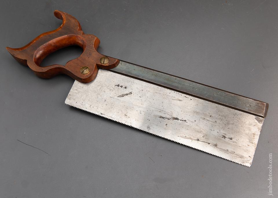 Drop Dead Mint! PIERCE & CO Back Saw with Bear Etch NEW OLD STOCK - 94014U