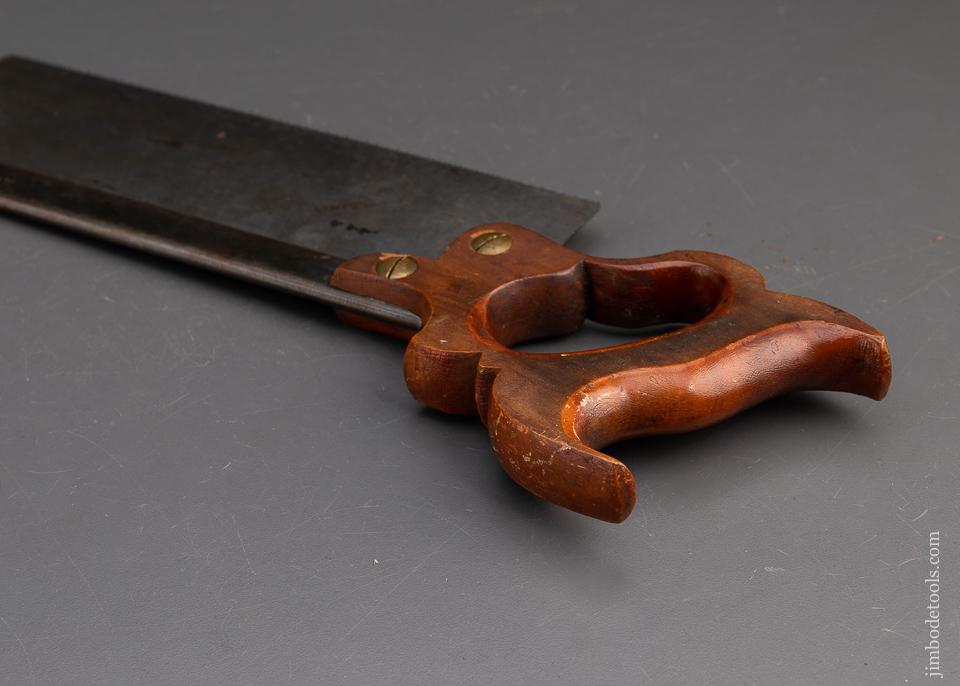 Drop Dead Mint! PIERCE & CO Back Saw with Bear Etch NEW OLD STOCK - 94014U