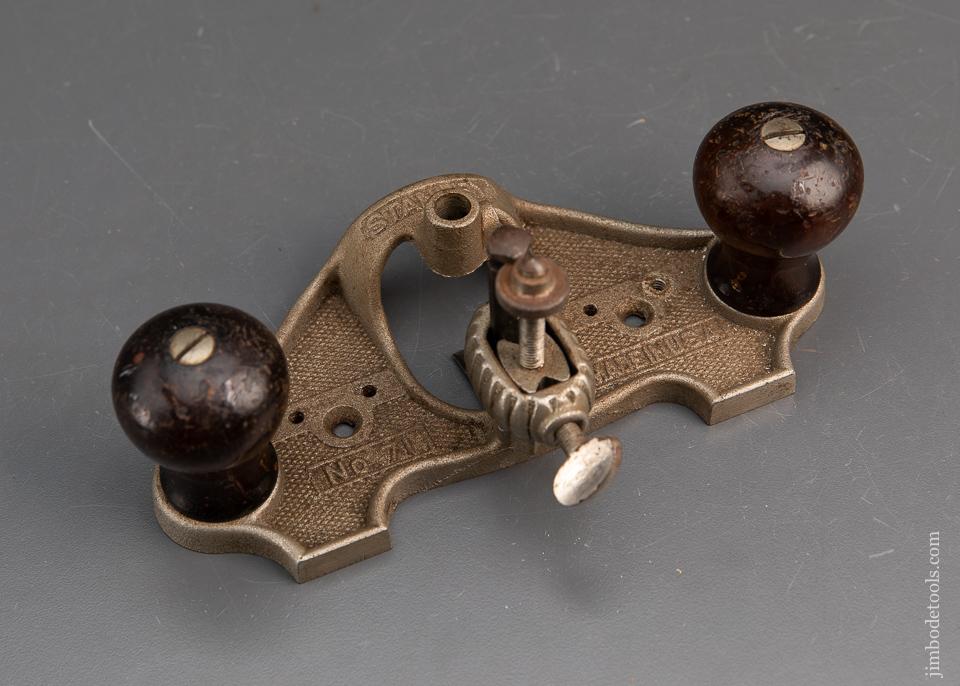 Good User STANLEY No. 71 Router Plane with Rosewood Handles and 1/2 inch Cutter - 94087