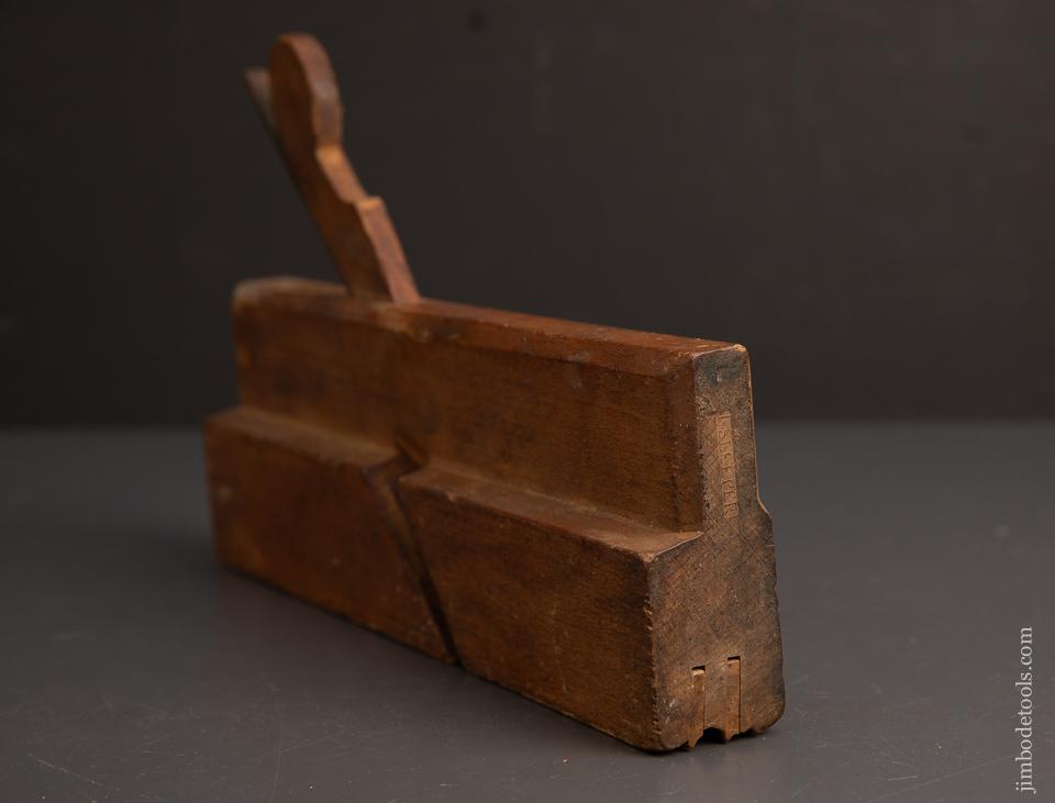9 3/4 inch Crispy Complex Molding Plane by I. SLEEPER Newburyport MA circa 1780-92 - EXCELSIOR 94199