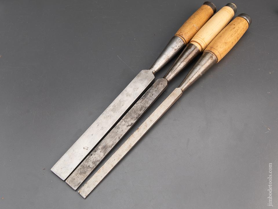UNUSED Set of Three UNION Framing Chisels - 94219