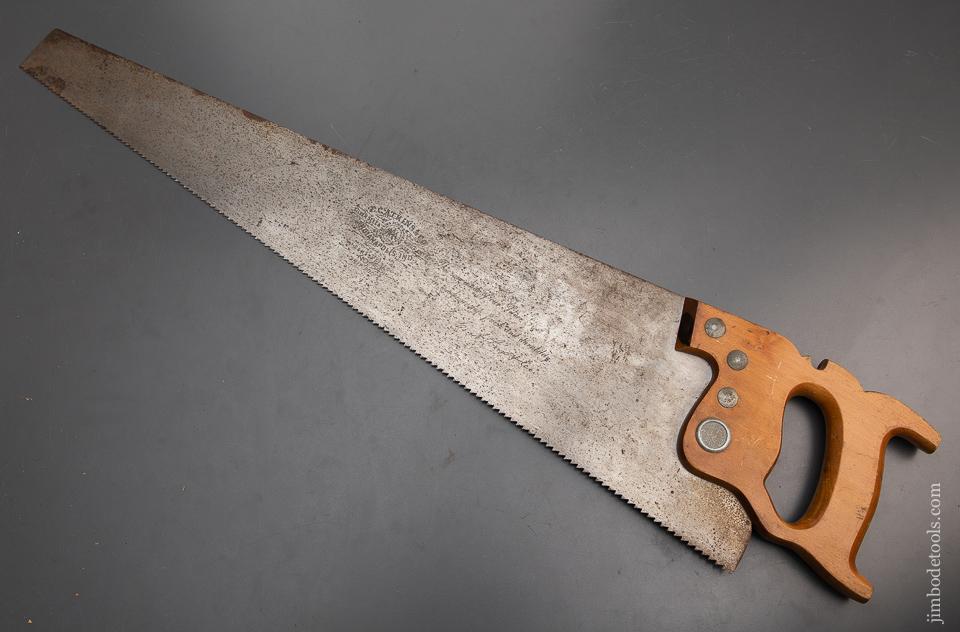 Fine! ATKINS No. 54 Rip Hand Saw UNUSED - 94256