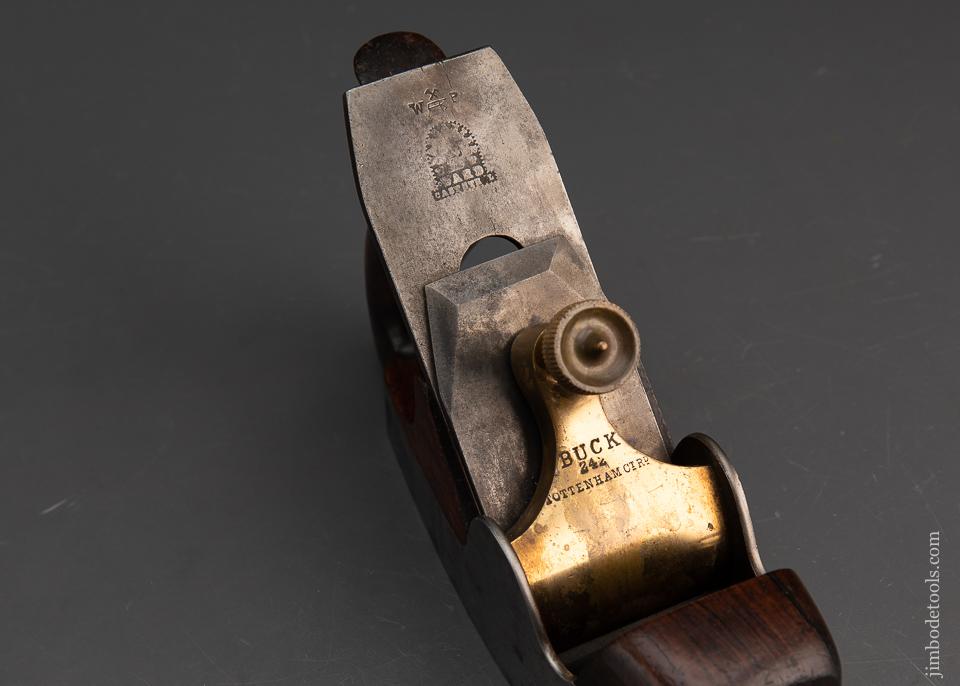 FINE Excellent BUCK Dovetailed Rosewood Infill Smooth Plane (NORRIS No. 2) - 94331U