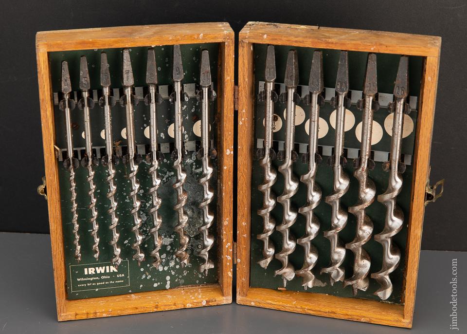 FINE & Complete Set of IRWIN Auger Bits in Original Box - 94443