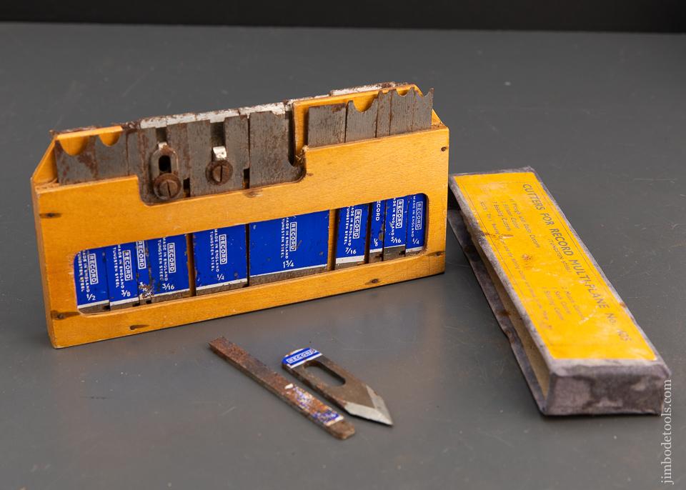 Complete Set of 23 Cutters for RECORD No. 405 Combination Plane - 94584