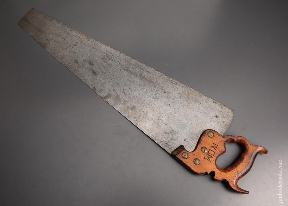 Early DISSTON No. 12 London Spring Crosscut Hand Saw - 94970