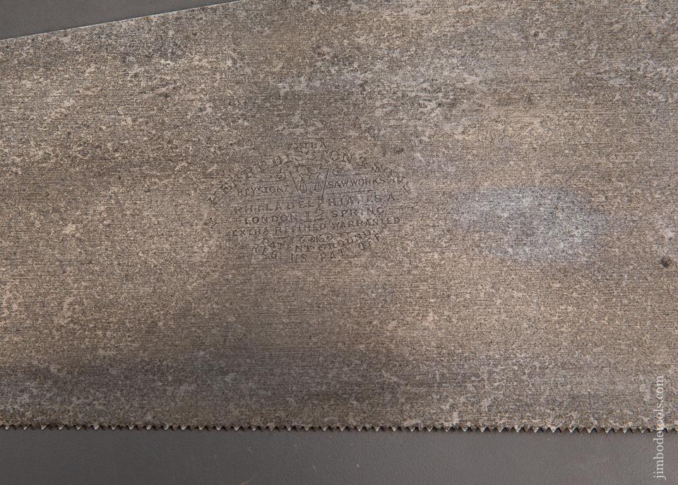 Early DISSTON No. 12 London Spring Crosscut Hand Saw - 94970