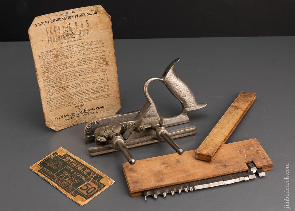 Great User STANLEY No. 50 Combination Plane - 94973