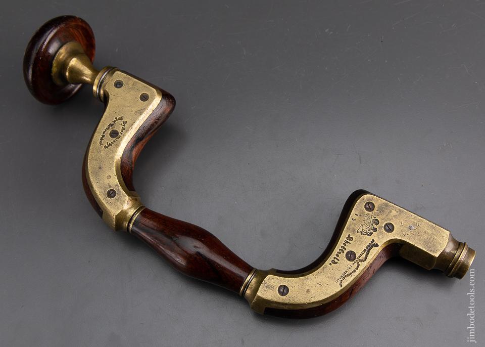 FANTASTIC Solid Rosewood MARPLES ULTIMATUM Brace EARLY Long Model with Split Ring Pad - EXCALIBUR 94