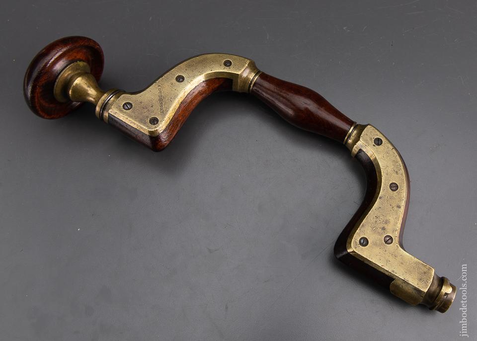 FANTASTIC Solid Rosewood MARPLES ULTIMATUM Brace EARLY Long Model with Split Ring Pad - EXCALIBUR 94