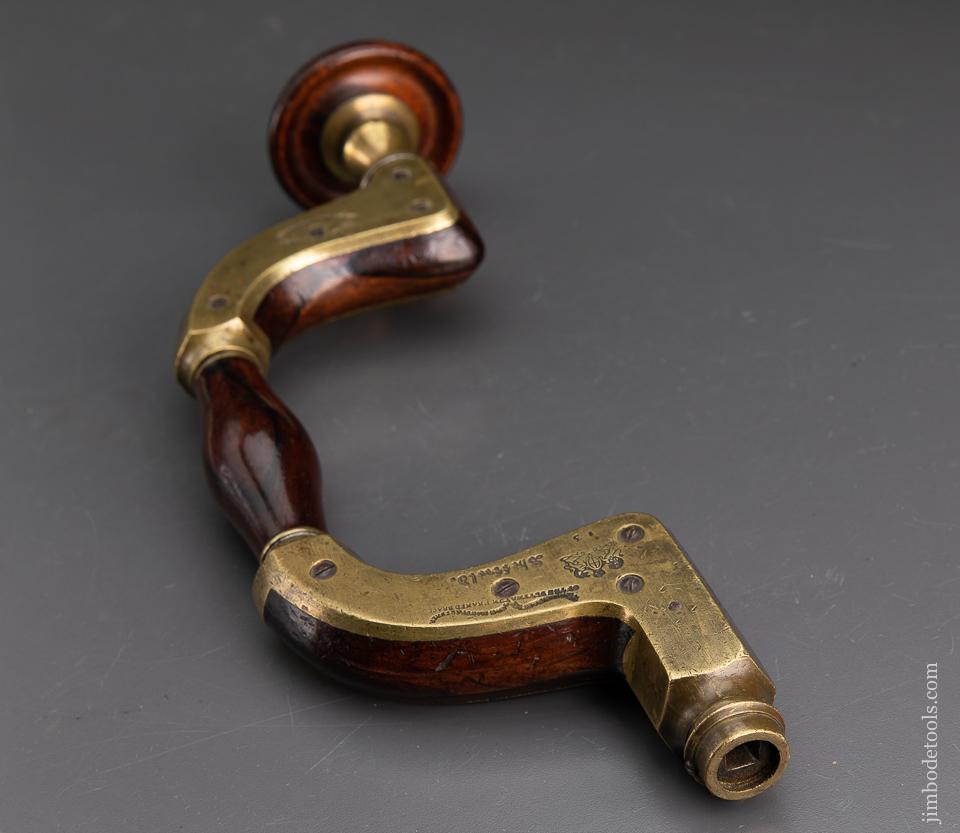 FANTASTIC Solid Rosewood MARPLES ULTIMATUM Brace EARLY Long Model with Split Ring Pad - EXCALIBUR 94