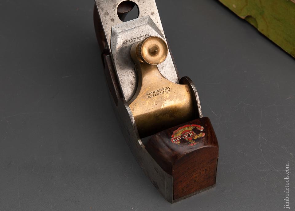 MATHIESON NO. 844 Round Side Plane with Decal MINT in the Box - 95109
