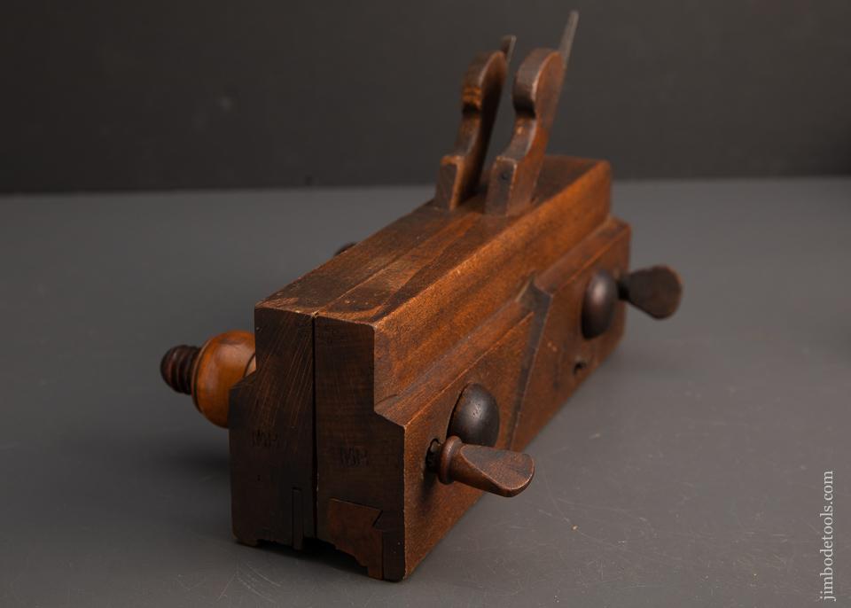 CASEY & CO. Auburn N.Y. Double iron Screw Arm Sash Plane - 95165