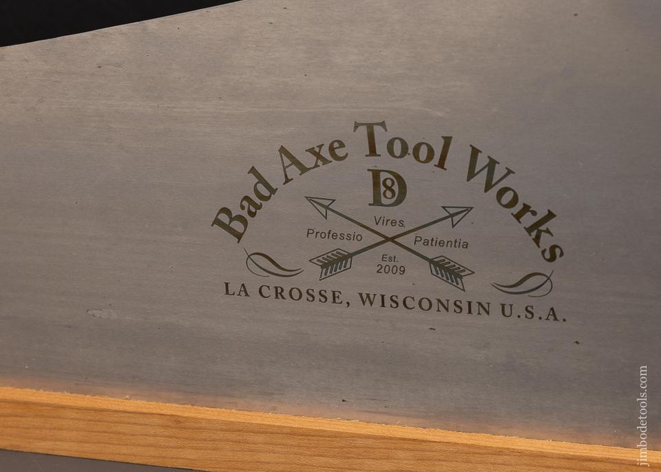 BAD AXE TOOL WORKS D8 Thumbhole Rip Hand Saw MINT - 95296