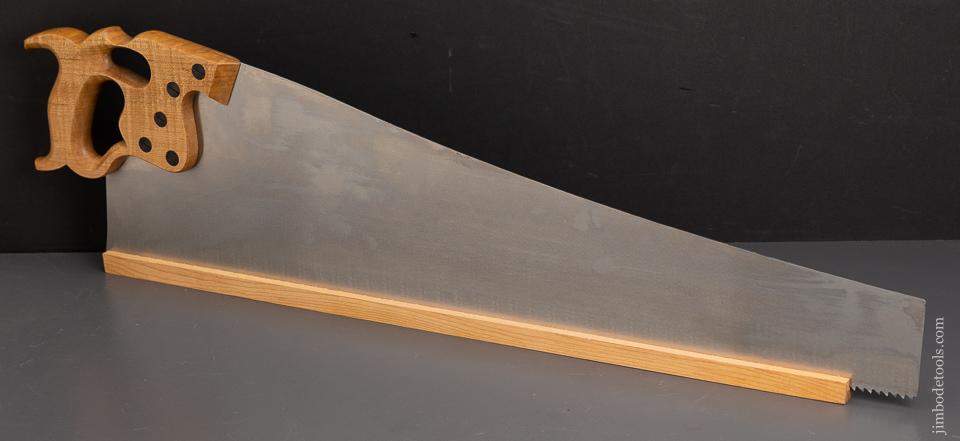 BAD AXE TOOL WORKS D8 Thumbhole Rip Hand Saw MINT - 95296