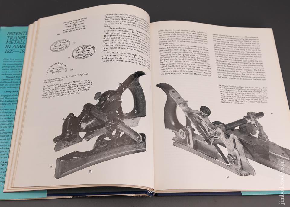 Book: PATENTED TRANSITIONAL & METALLIC PLANES IN AMERICA 1827-1927 by Roger K. Smith - 95414