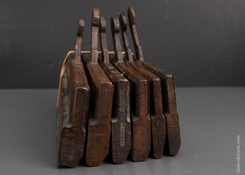 Set of 6 18th Century Hollows and Rounds by MUTTER Ca. 1766-1811 - 95433