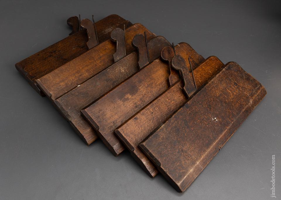 Set of 6 18th Century Hollows and Rounds by MUTTER Ca. 1766-1811 - 95433