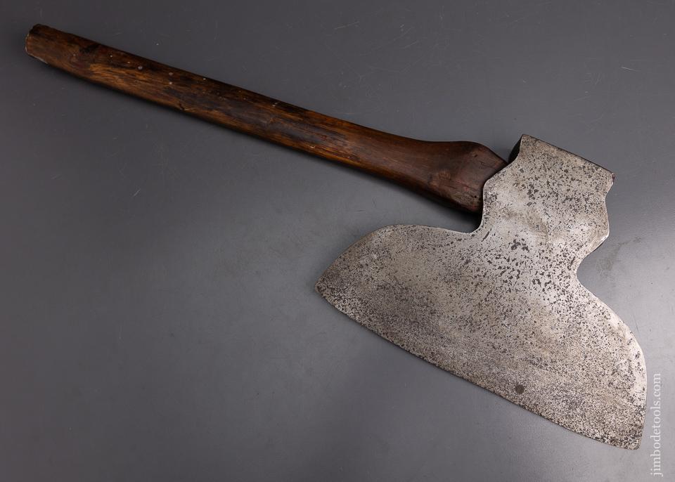 Great Single Bevel Offset Broad Axe WILLIAM MANN? - 95519