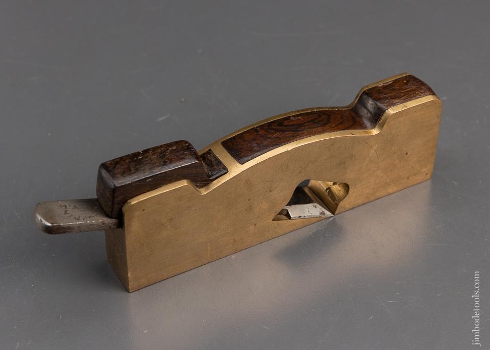 Near Mint POPPING N.Y.C. Gunmetal Shoulder Plane with Rosewood Infill - 95606