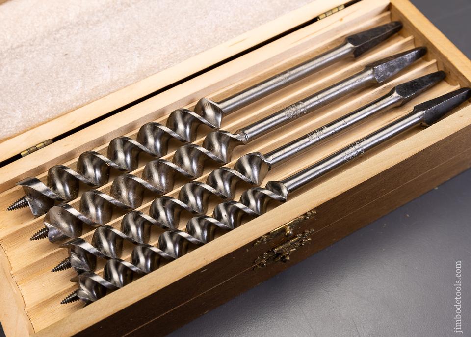 Dead Mint in Box Complete Set of 13 RUSSELL JENNINGS Auger Bits in Original Three Tiered Box - EXCELSIOR 95686