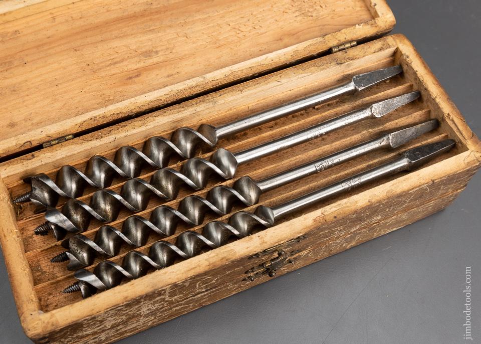 Complete Set of 13 RUSSELL JENNINGS Auger Bits in Original 3 Tiered Box - 95739