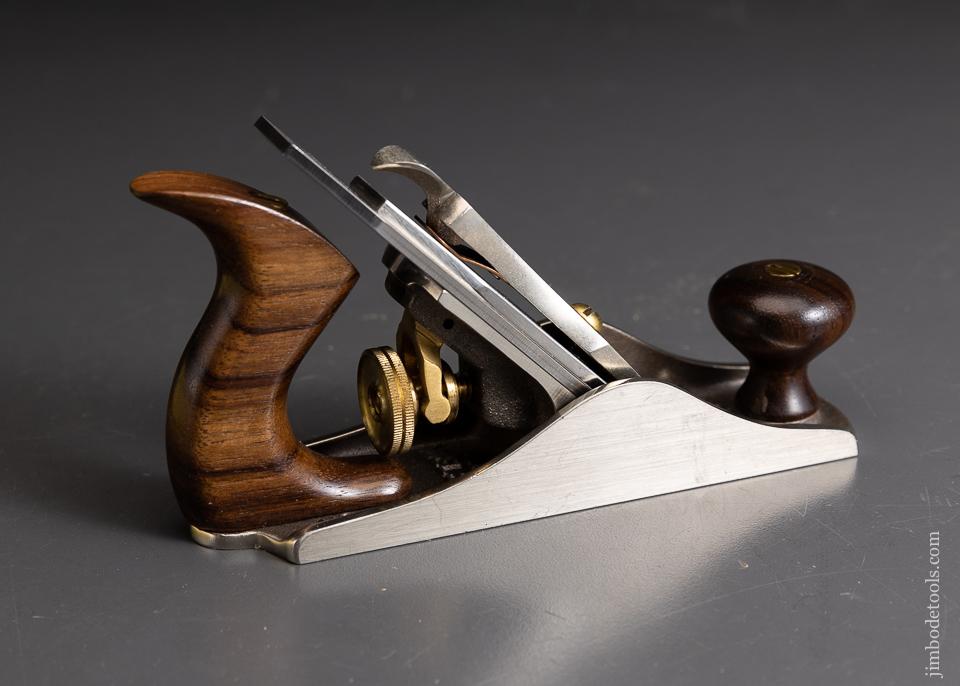 LIE-NIELSEN White Bronze & Rosewood No. 1 Bench Plane Mint in Box - 95991