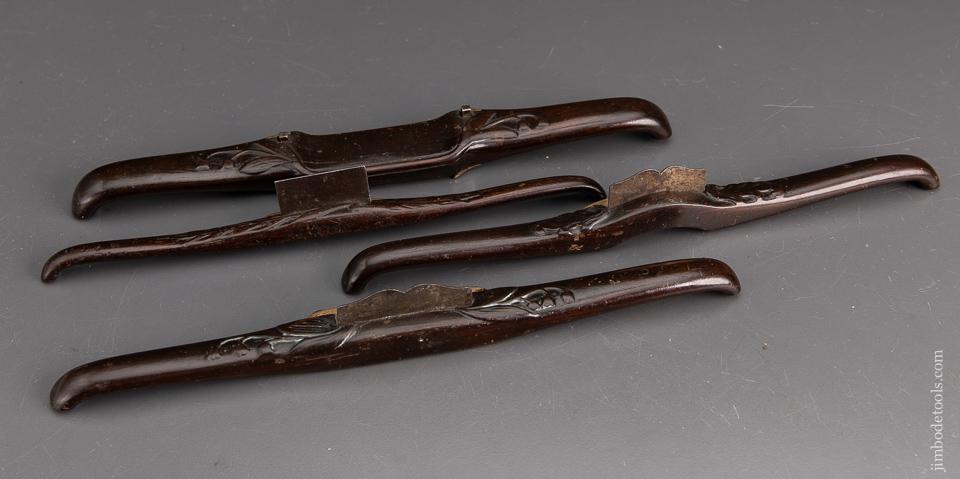 Legendary Set of Four carved Rosewood Shaves - EXCALIBUR 95