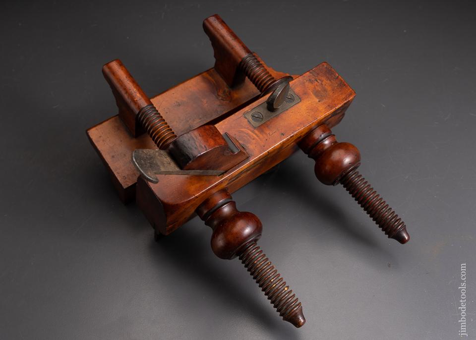 Awesome Solid Boxwood Screw Arm Plow Plane by J. DENISON - 96020
