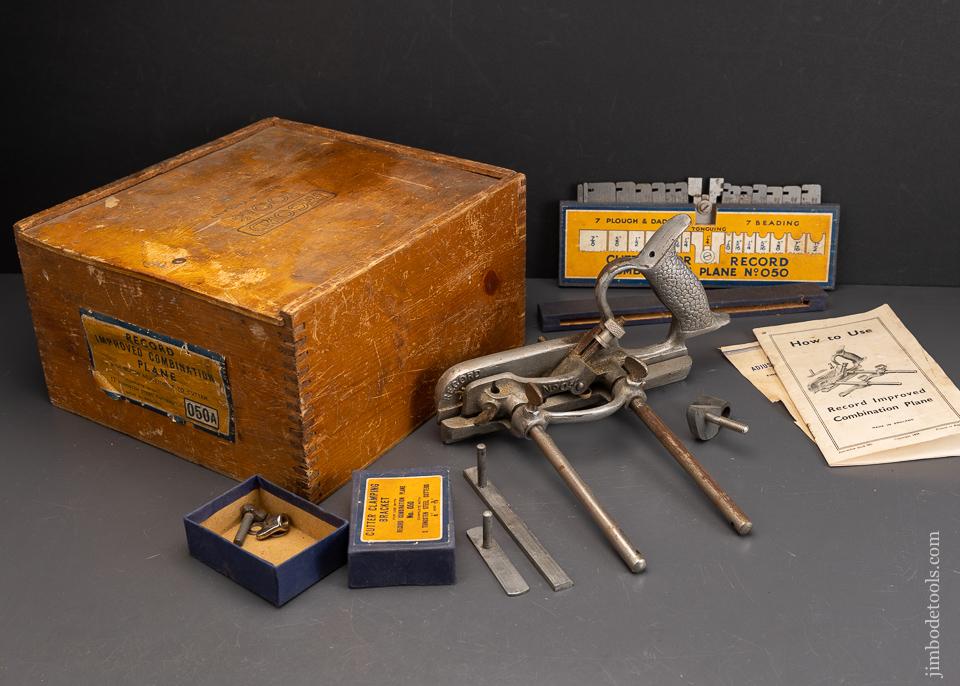 RECORD NO. 050A Combination Plow Plane Complete in its Original Box - 96041
