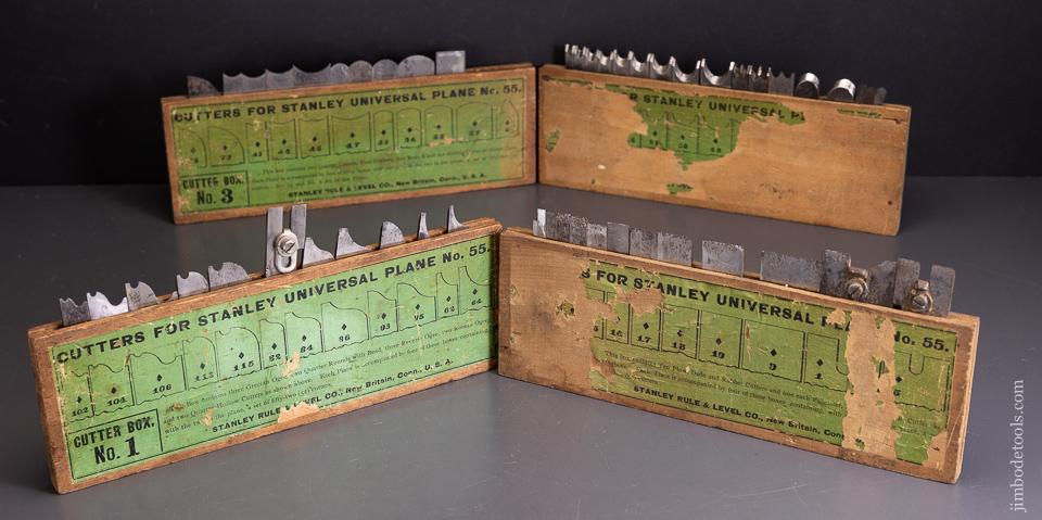 Fine STANLEY No. 55 Combination Plane 100% Complete in Original Box - 96128
