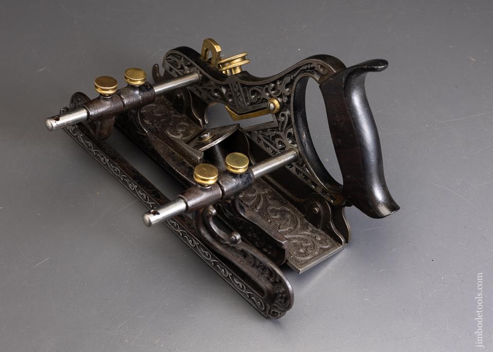 Gorgeous STANLEY MILLER’S PATENT ORNATE Plow & Filletster Plane - 96162