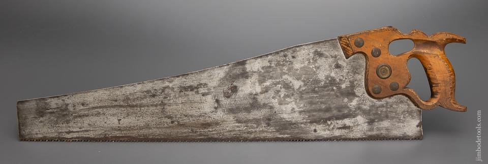 Phenomenal DISSTON D-8 Thumbhole Rip Hand Saw - 96275