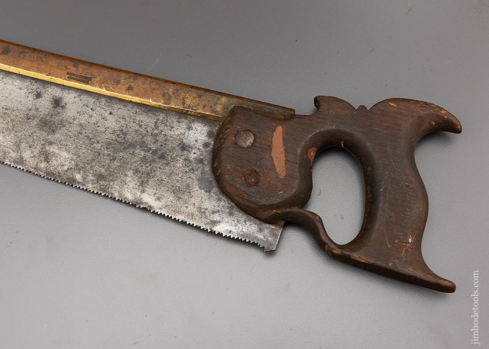 18th Century Brass Back Carcass Saw by BARBER & GENN ca. 1790 - 96292
