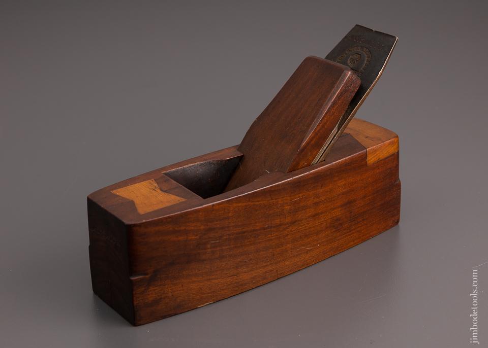 Stunning Mahogany and Boxwood Coffin Smooth Plane - 96640
