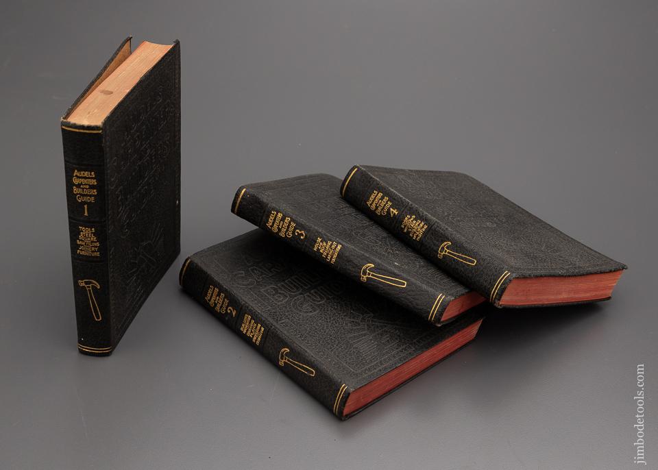 BOOKS: Complete Set of Audels Carpenters & Builders Guide 4 Volume - 96660
