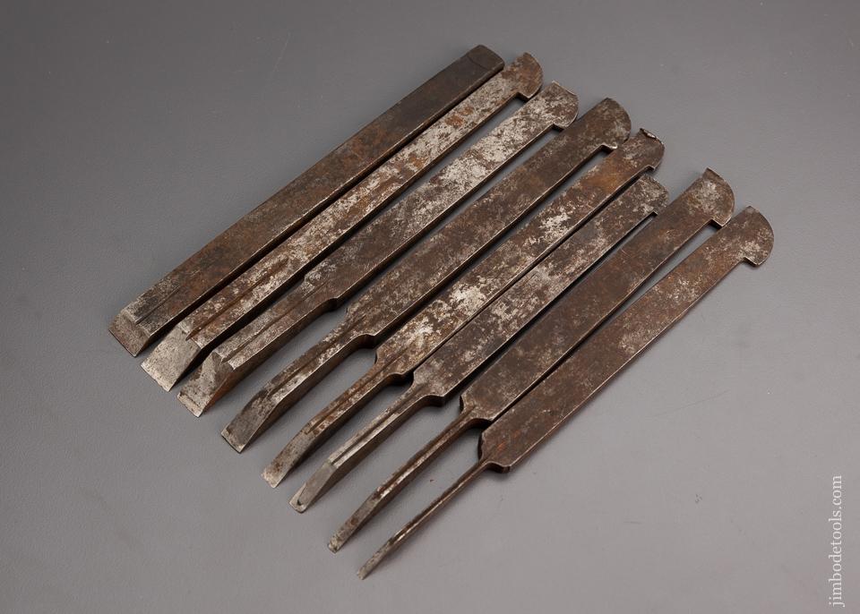 Good User Set of 8 Plow Plane Irons - 96893