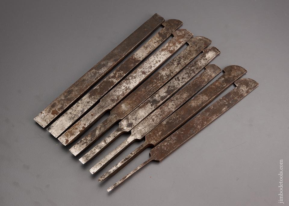 Good User Set of 8 Plow Plane Irons - 96893