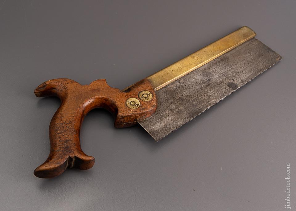 Just Sharpened Brass Back Dovetail Saw by JOSH. HAYWOOD & CO. - 96949