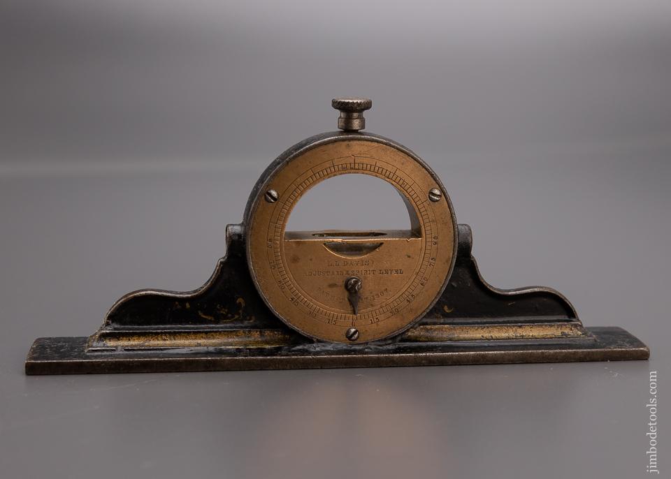 Remarkable DAVIS 6 Inch Mantle Clock Inclinometer Level with Pin Stripes - 97096