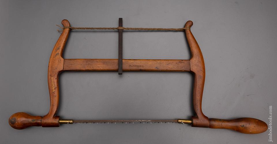Gorgeous Solid Boxwood Curvy English Bow Saw - 97217