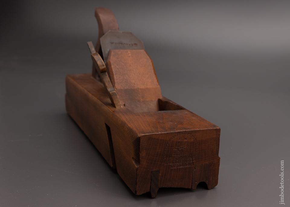 Drop Dead Fine ISRAEL WHITE Double Iron Crown Moulding Plane with Lignum Boxing - 97440