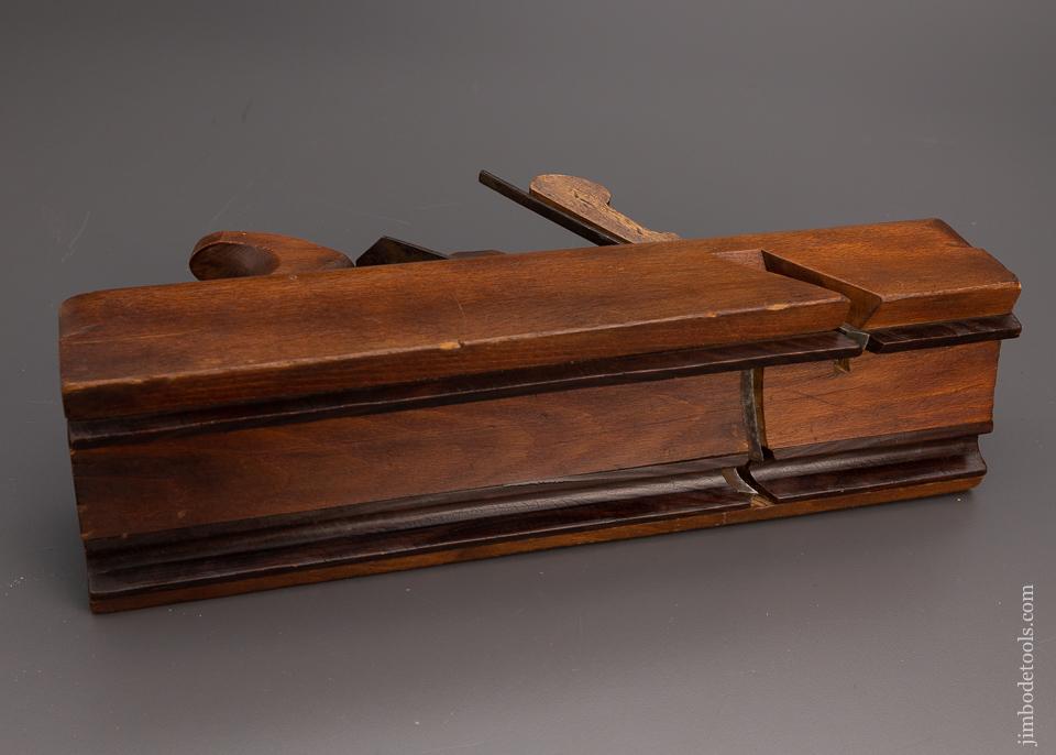 Drop Dead Fine ISRAEL WHITE Double Iron Crown Moulding Plane with Lignum Boxing - 97440