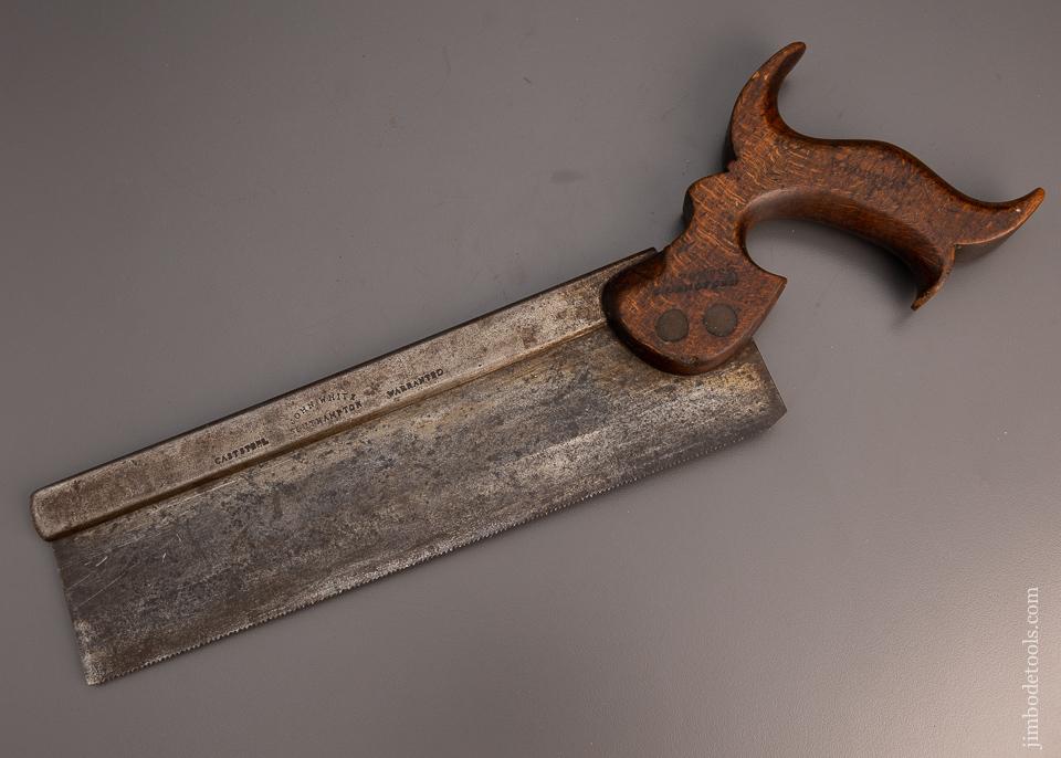 Early JOHN WHITE Southampton Dovetail Saw Just Sharpened - 97500