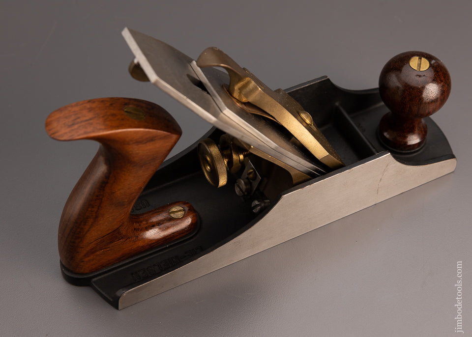 Near Mint LIE-NIELSEN No. 4 1/2 JUMBO Smooth Plane with Rosewood Handles 50 degree Frog - 97584